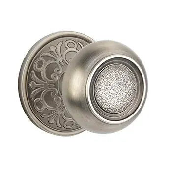 Emtek Belmont Knob with Lancaster Rose by Emtek