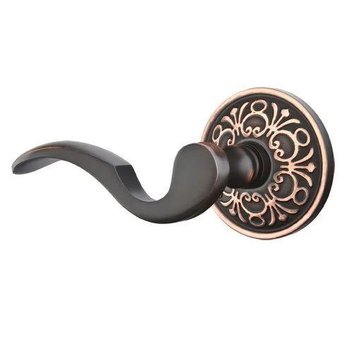 Emtek Cortina Door Lever with Lancaster Rose by Emtek