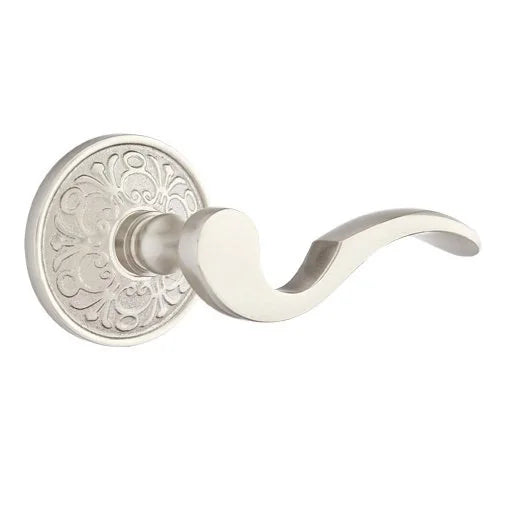 Emtek Cortina Door Lever with Lancaster Rose by Emtek
