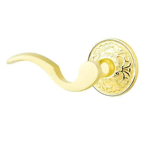 Emtek Cortina Door Lever with Lancaster Rose by Emtek