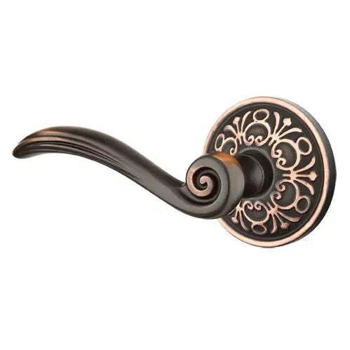 Emtek Elan Lever with Lancaster Rose by Emtek