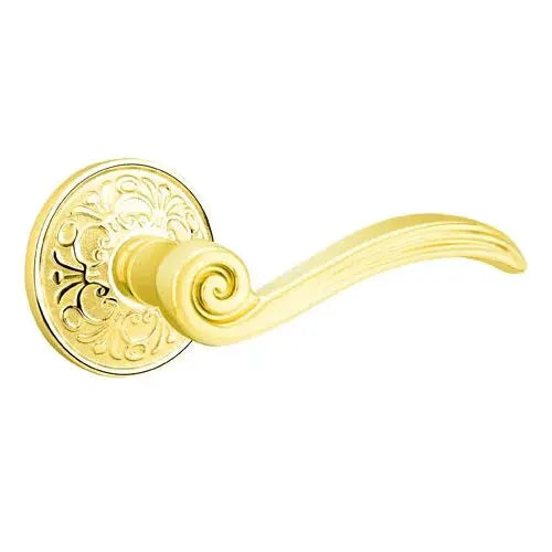 Emtek Elan Lever with Lancaster Rose by Emtek