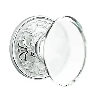 Emtek Hampton Door Knob with Lancaster Rose by Emtek