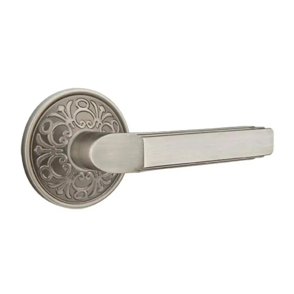 Emtek Milano Door Lever with Lancaster Rose by Emtek