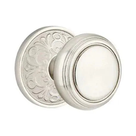 Emtek Norwich Door Knob with Lancaster Rose by Emtek