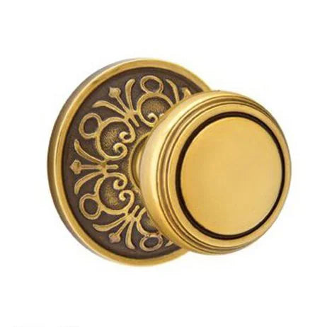 Emtek Norwich Door Knob with Lancaster Rose by Emtek