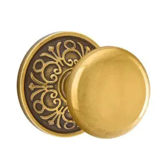 Emtek Providence Door Knob with Lancaster Rose by Emtek