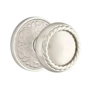 Emtek Rope Knob with Lancaster Rose by Emtek