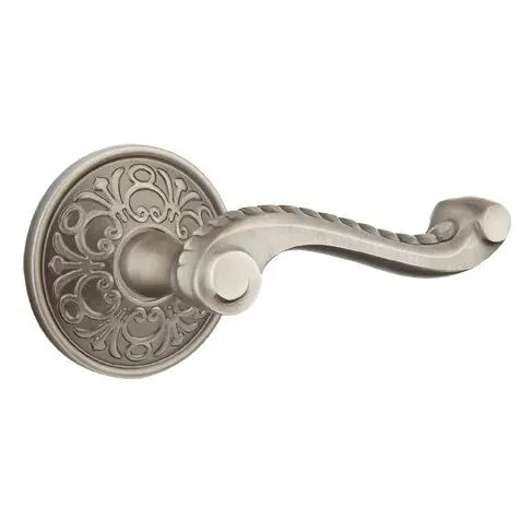 Emtek Rope Lever with Lancaster Rose by Emtek