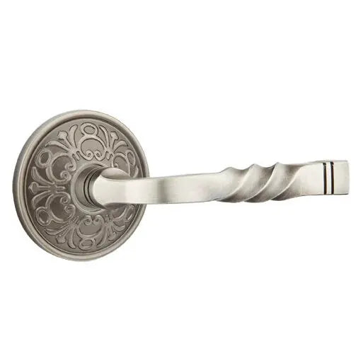 Emtek Sante Fe Lever with Lancaster Rose by Emtek