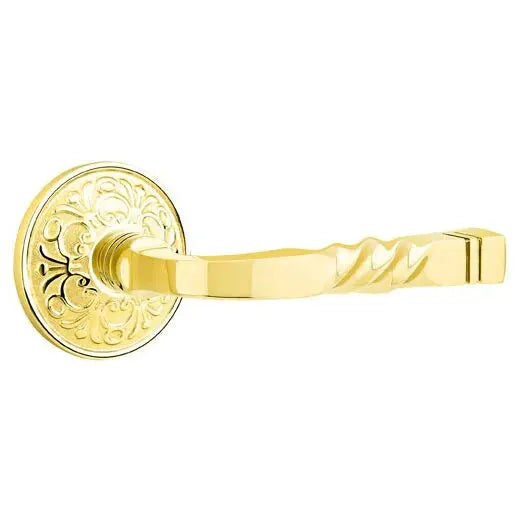 Emtek Sante Fe Lever with Lancaster Rose by Emtek