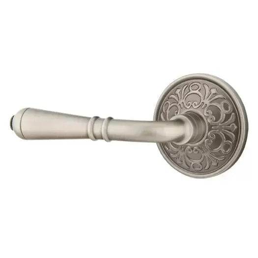 Emtek Turino Door Lever with Lancaster Rose by Emtek