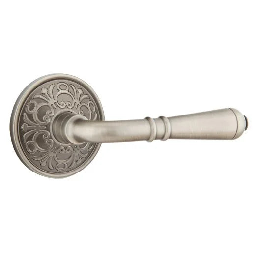 Emtek Turino Door Lever with Lancaster Rose by Emtek