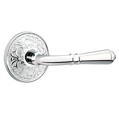 Emtek Turino Door Lever with Lancaster Rose by Emtek