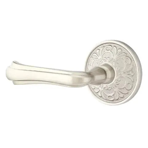 Emtek Wembley Lever with Lancaster Rose by Emtek