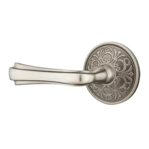 Emtek Wembley Lever with Lancaster Rose by Emtek