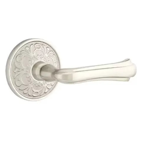 Emtek Wembley Lever with Lancaster Rose by Emtek