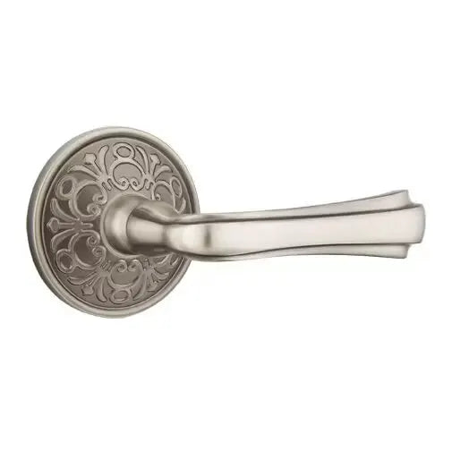 Emtek Wembley Lever with Lancaster Rose by Emtek