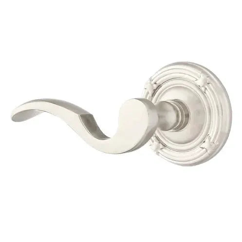Emtek Cortina Door Lever with Ribbon and Reed Rose by Emtek