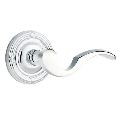 Emtek Cortina Door Lever with Ribbon and Reed Rose by Emtek