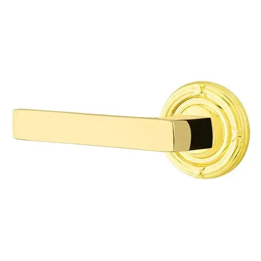 Emtek Dumont Lever with Ribbon and Reed Rose by Emtek