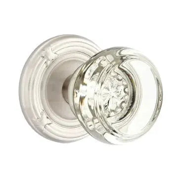 Emtek Georgetown Door Knob with Ribbon and Reed Rose by Emtek