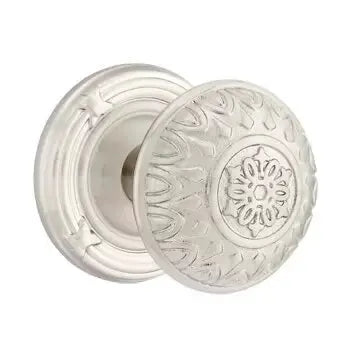 Emtek Lancaster Knob with Ribbon and Reed Rose by Emtek