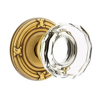 Emtek Lowell Door Knob with Ribbon and Reed Rose by Emtek