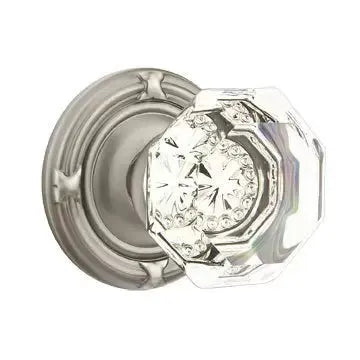 Emtek Old Town Door Knob with Ribbon and Reed Rose by Emtek