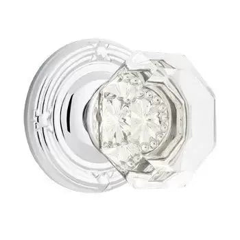 Emtek Old Town Door Knob with Ribbon and Reed Rose by Emtek