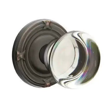 Emtek Providence Door Knob with Ribbon and Reed Rose by Emtek