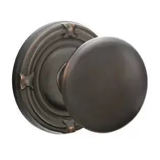 Emtek Providence Door Knob with Ribbon and Reed Rose by Emtek