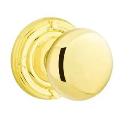 Emtek Providence Door Knob with Ribbon and Reed Rose by Emtek