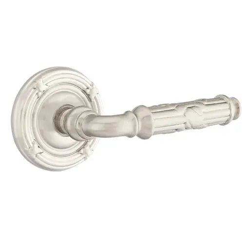 Emtek Ribbon and Reed Lever with Ribbon and Reed Rose by Emtek