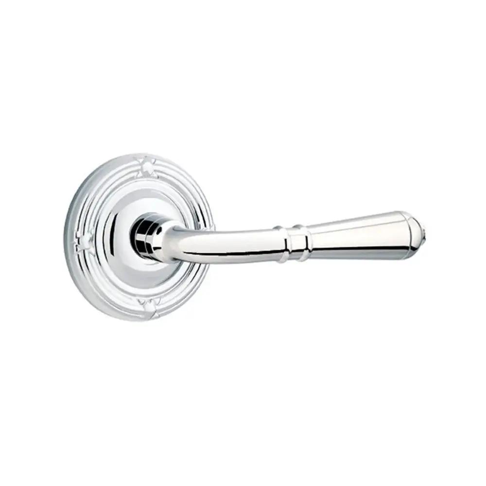 Emtek Turino Door Lever with Ribbon and Reed Rose by Emtek
