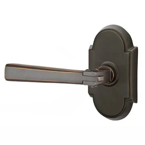 Emtek Arts and Crafts Door Lever with #8 Rose by Emtek