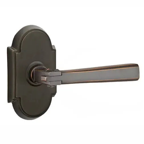 Emtek Arts and Crafts Door Lever with #8 Rose by Emtek