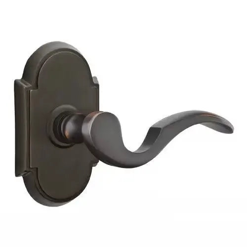 Emtek Cortina Door Lever with #8 Rose by Emtek