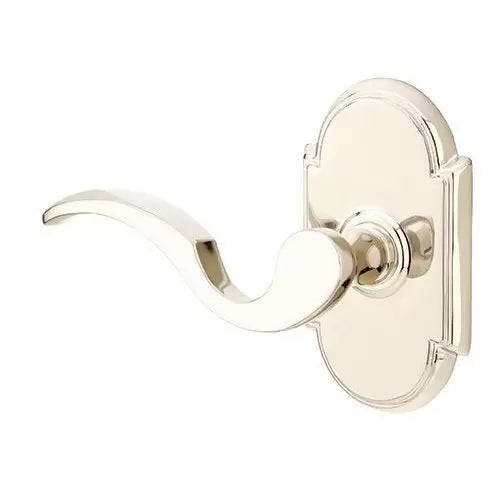 Emtek Cortina Door Lever with #8 Rose by Emtek