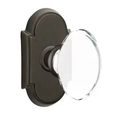 Emtek Hampton Door Knob with #8 Rose by Emtek