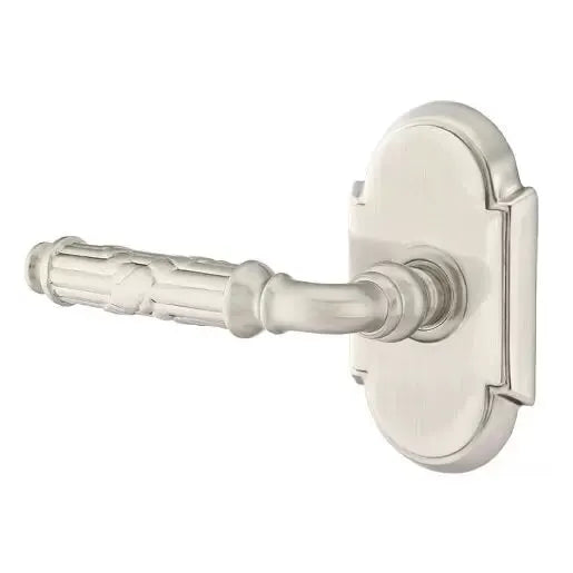 Emtek Ribbon and Reed Lever with #8 Rose by Emtek