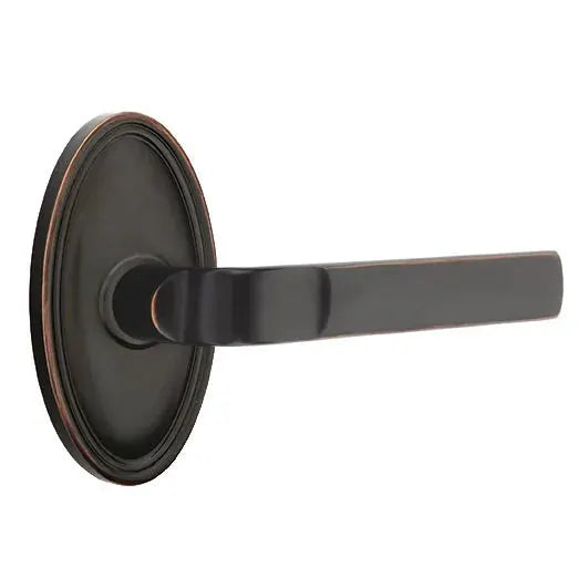 Emtek Aston Lever with Oval Rose by Emtek
