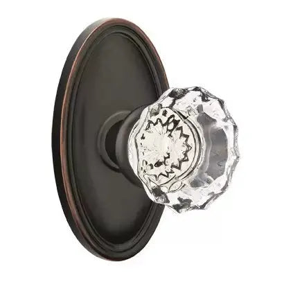 Emtek Astoria Door Knob with Oval Rose by Emtek