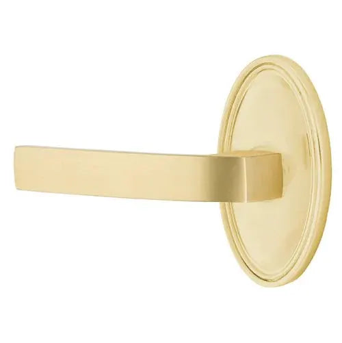 Emtek Breslin Lever with Oval Rose by Emtek