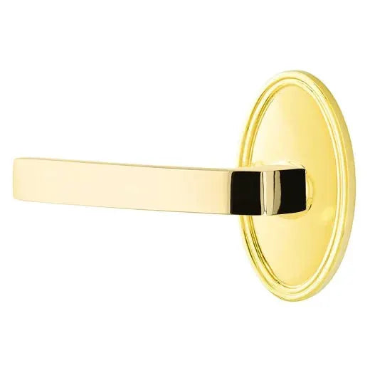 Emtek Breslin Lever with Oval Rose by Emtek