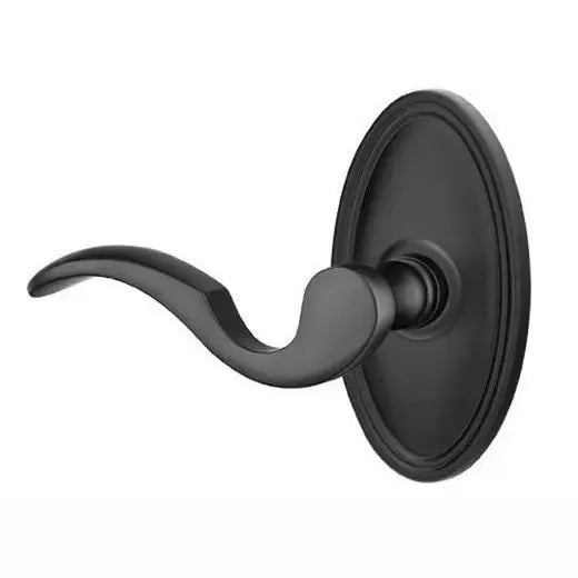 Emtek Cortina Door Lever with Oval Rose by Emtek