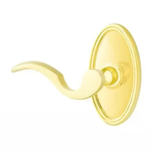Emtek Cortina Door Lever with Oval Rose by Emtek