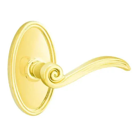 Emtek Elan Lever with Oval Rose by Emtek