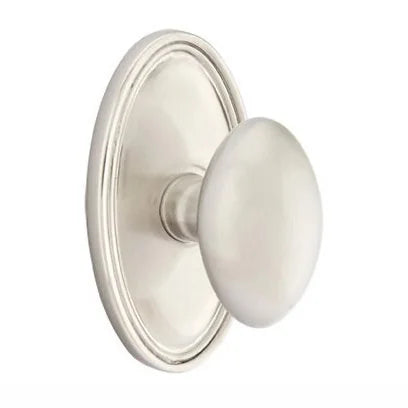 Emtek Egg Door Knob with Oval Rose by Emtek