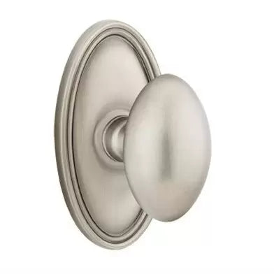Emtek Egg Door Knob with Oval Rose by Emtek